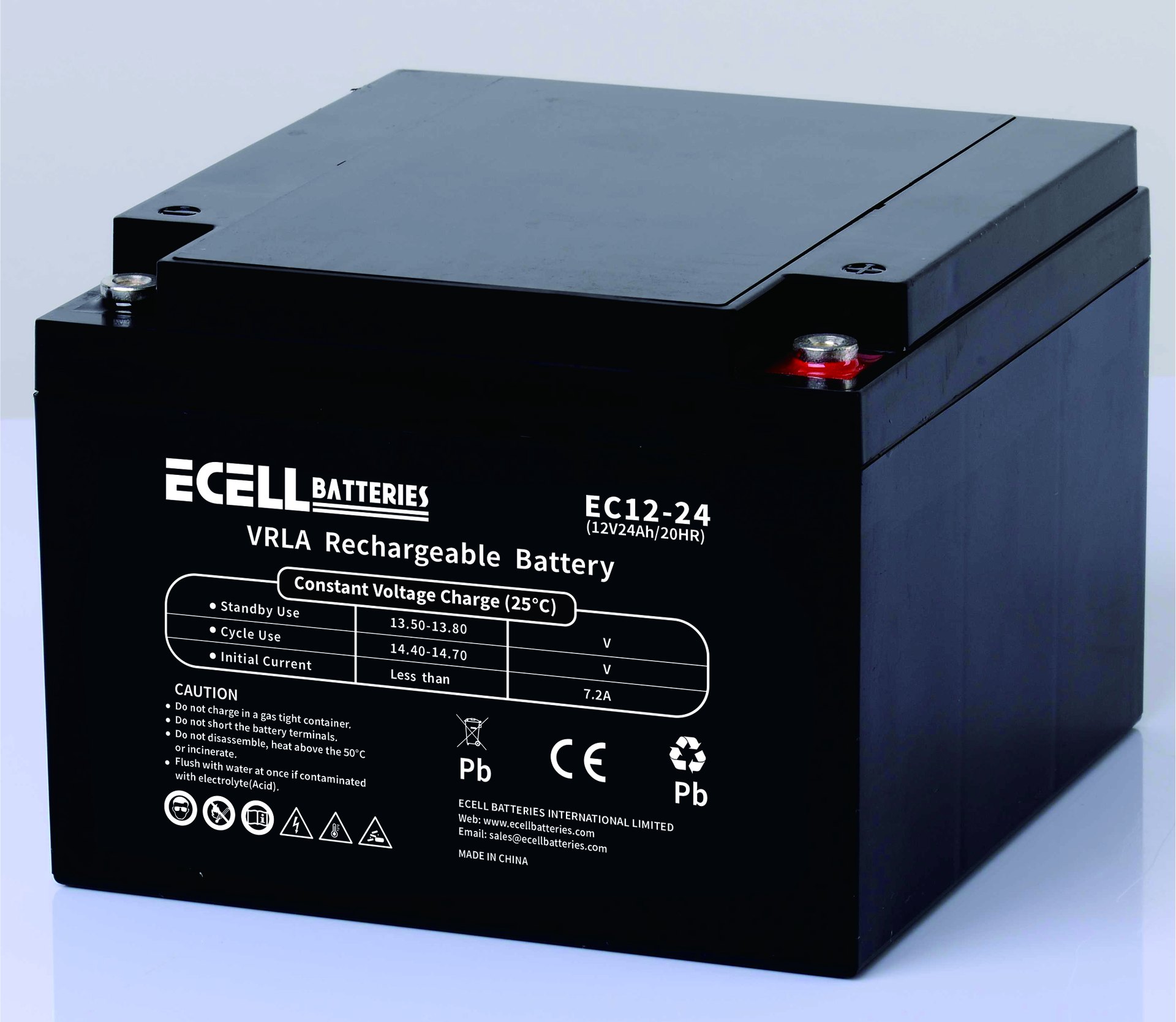 EC12-24, 12V 24AH 20HR 7.2A 01