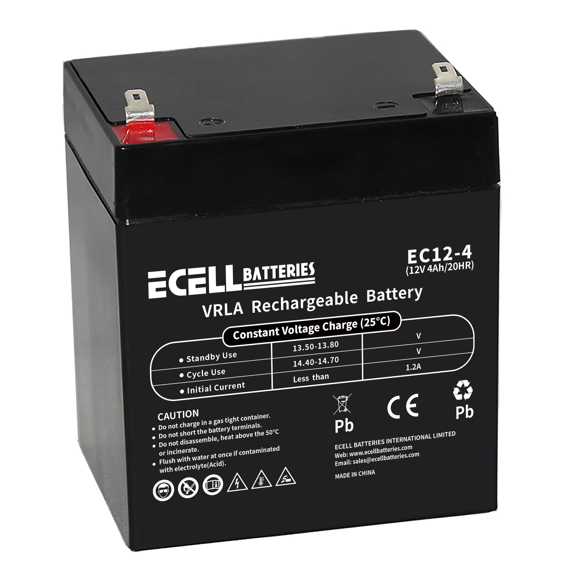 EC12-4, 12V 4AH 20HR 1.2A 01